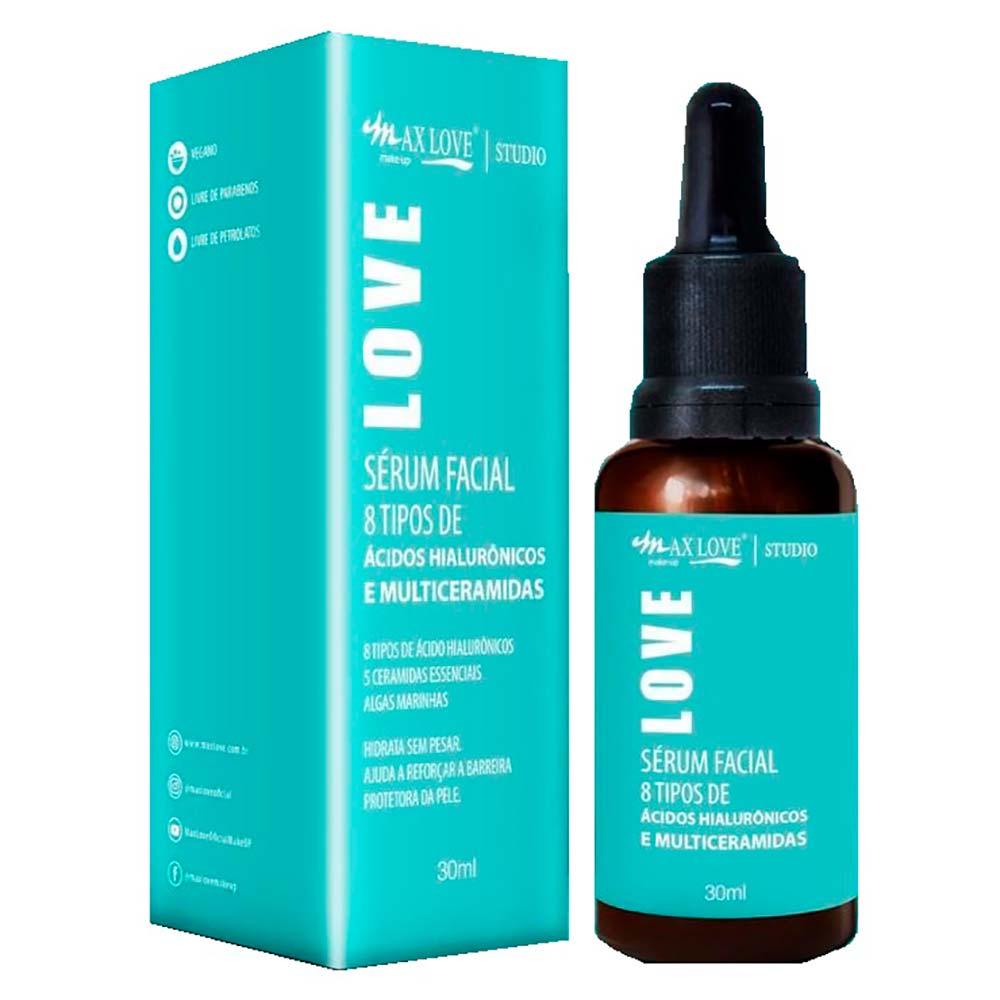 SERUM FACIAL 8 ACID HIALUR 30ML MAX LOVE