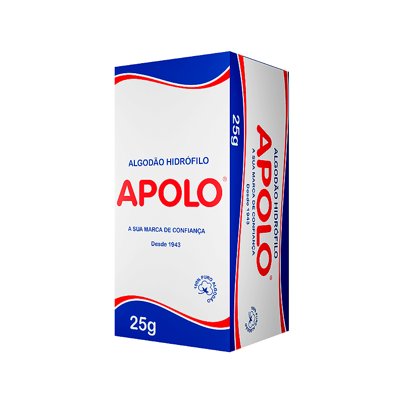ALGODAO APOLO CAIXINHA 25 GR BRANCO