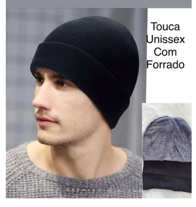 TOUCA LISA ADULTO PRETA