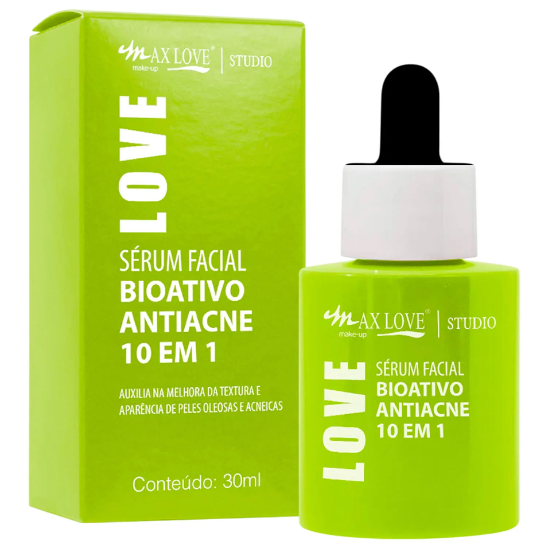 SERUM FACIAL ANTIACNE 10EM1 30ML MAX LOVE