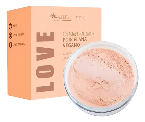 Pó Facial Finalizador Porc Vegano - Max Love