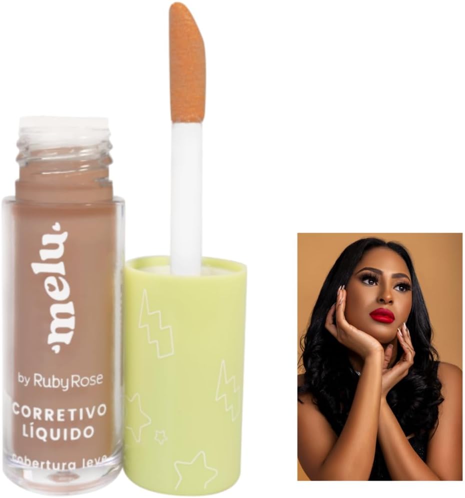Corretivo Líquido Melu Rr8104Cafe6 Cafe 6 Rubyrose