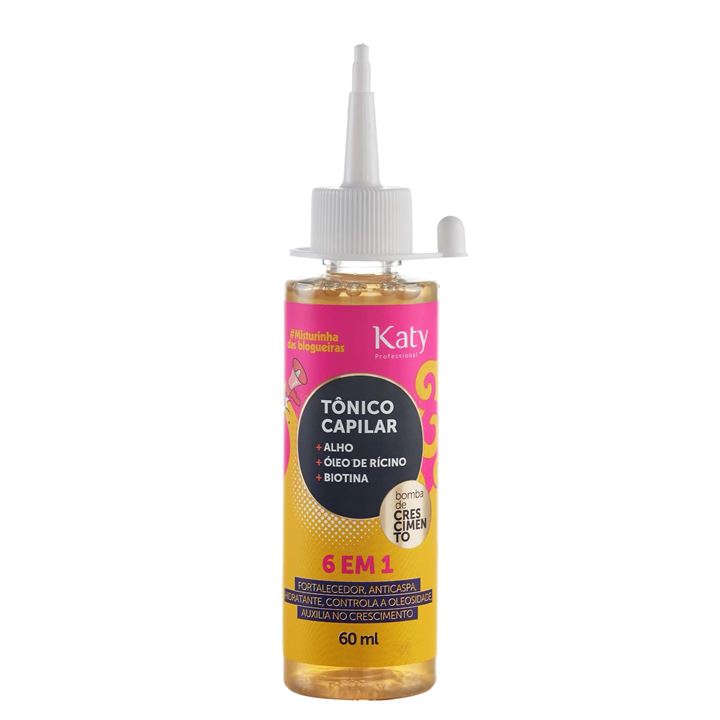 TONICO KATY 60ML ALHO/RICINO/BIOTINA
