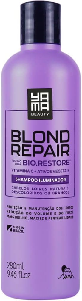 Yamá Blond Repair - Shampoo Iluminador Cabelos Loiros 280ml
