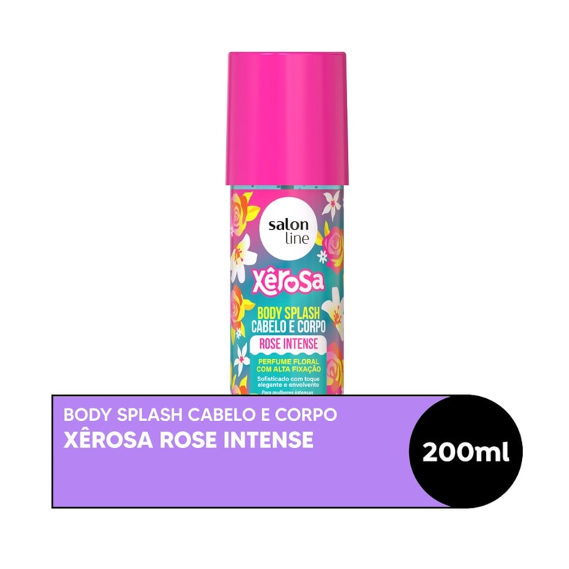 BODY SPLASH SALON LINE 200ML XEROSA ROSE INT