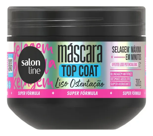 Top Coat Máscara Meu Liso Ostentação Salon Line 300g