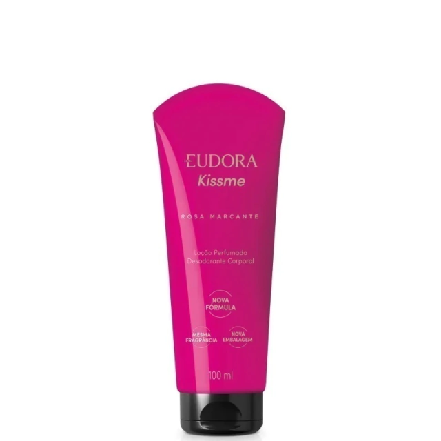 Loção Hidratante Corporal Kiss Me Rosa Marcante 100ml