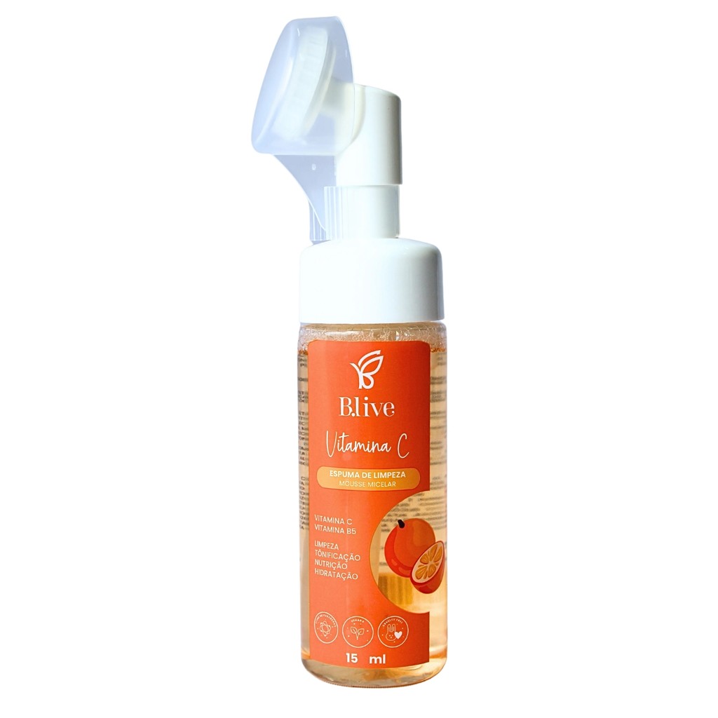ESPUMA LIMPEZA FACIAL VITAMINA C B5 150ML - B.LIVE